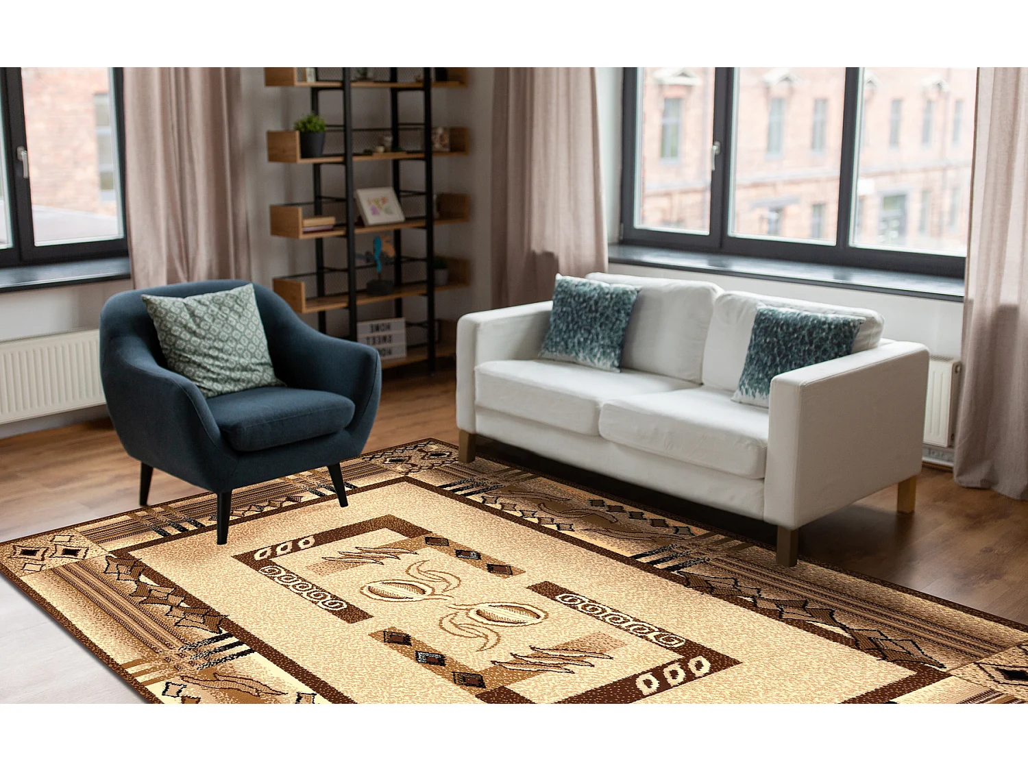 BCF Tapis Morad JAŚ classique - beige 60x110 cm