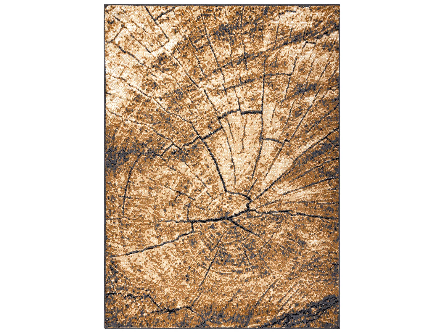 Tapijt BCF Morad PIEŃ - grijskleuring / beige / oud goud 60x110 cm