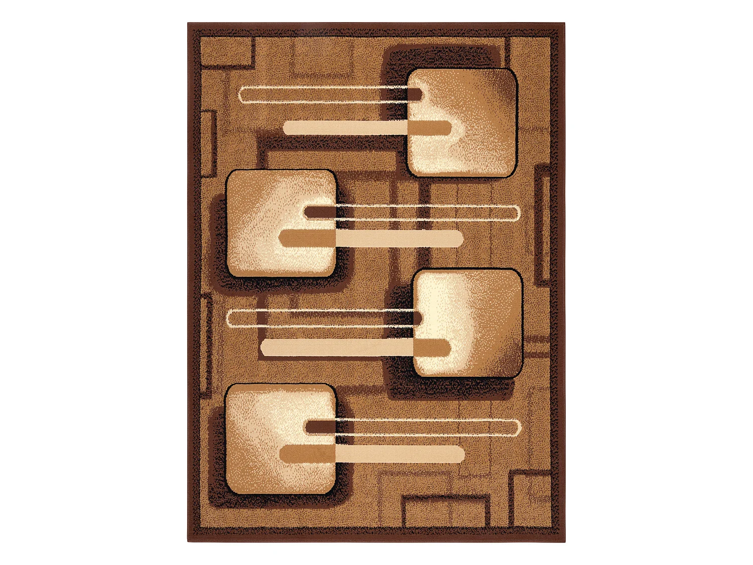 Tapijt BCF Morad MALINA Klassiek - bruin 60x110 cm