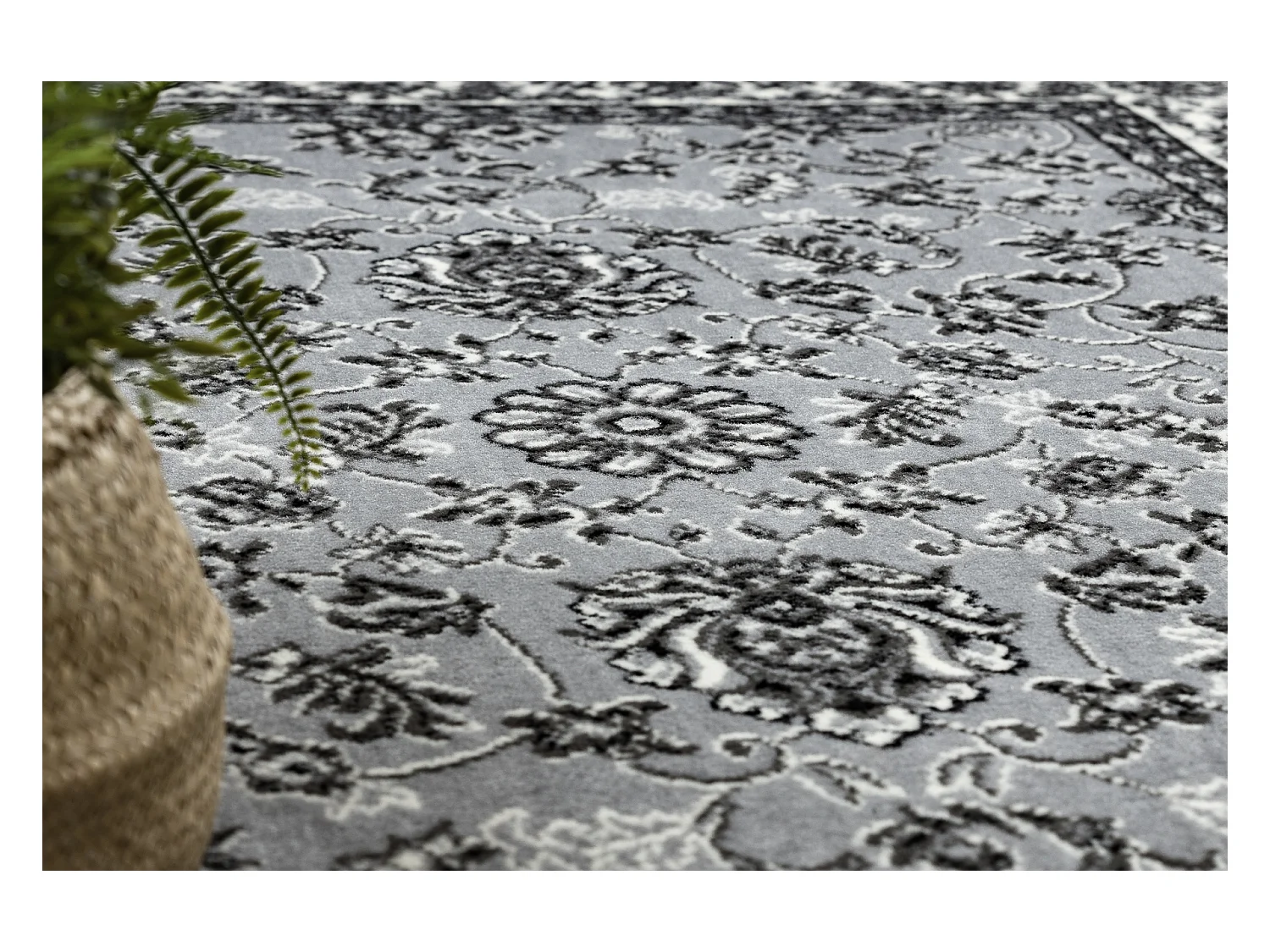 BCF Tapis Morad KLASYK classique - gris 60x110 cm