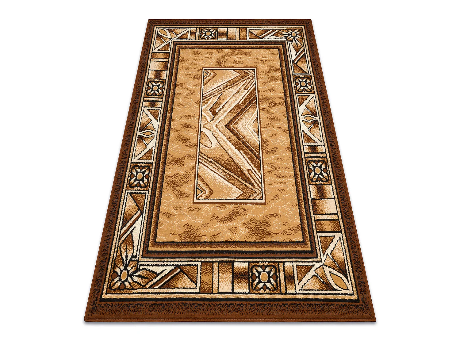 Tapijt BCF Morad OPAL kader, Klassiek - oud goud 240x340 cm