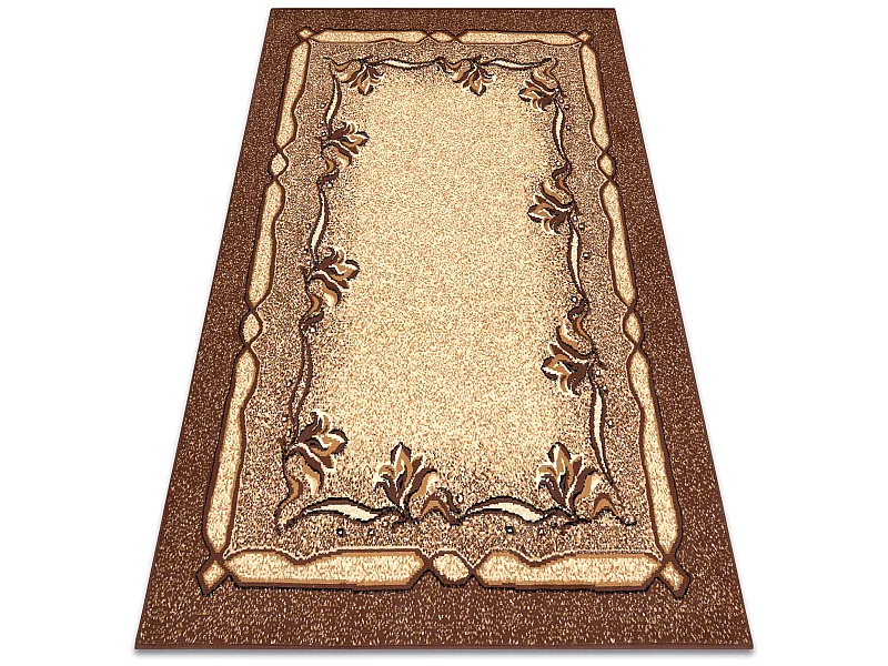 Tapijt BCF Morad KRZYŚ Klassiek bloemen - bruin 120x170 cm