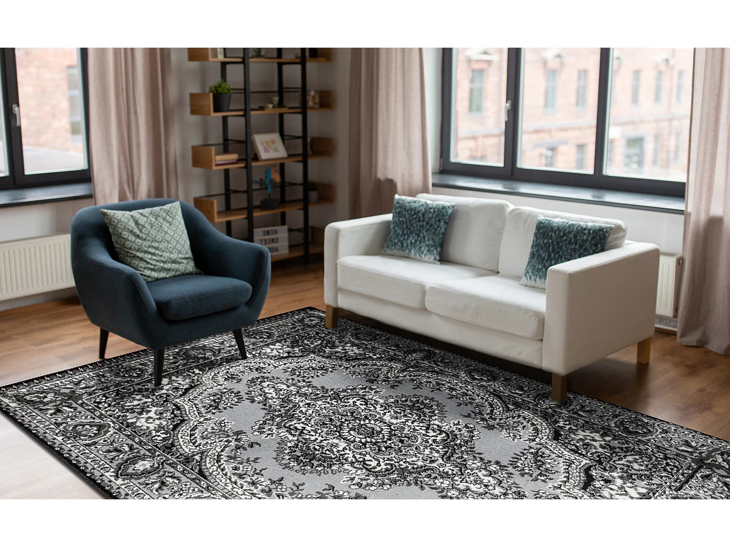 BCF Rug Morad WIOSNA Ornement classique - gris 140x200 cm