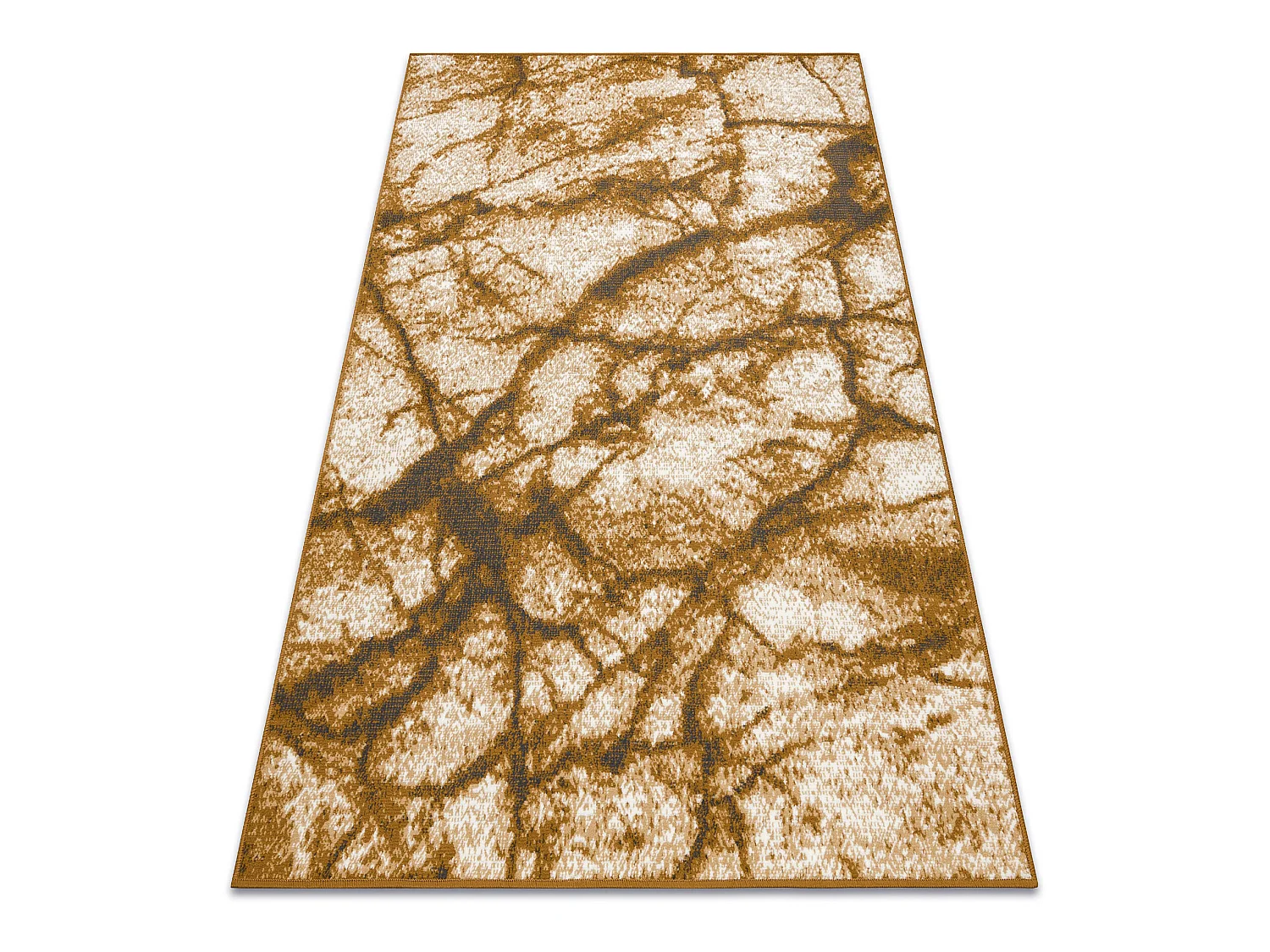 BCF Rug Morad MARMUR marbre - beige / or gris 60x110 cm