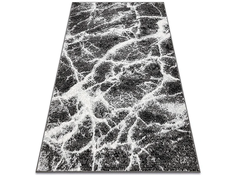 BCF Rug Morad MARMUR mármore - antracite / preto 80x150 cm