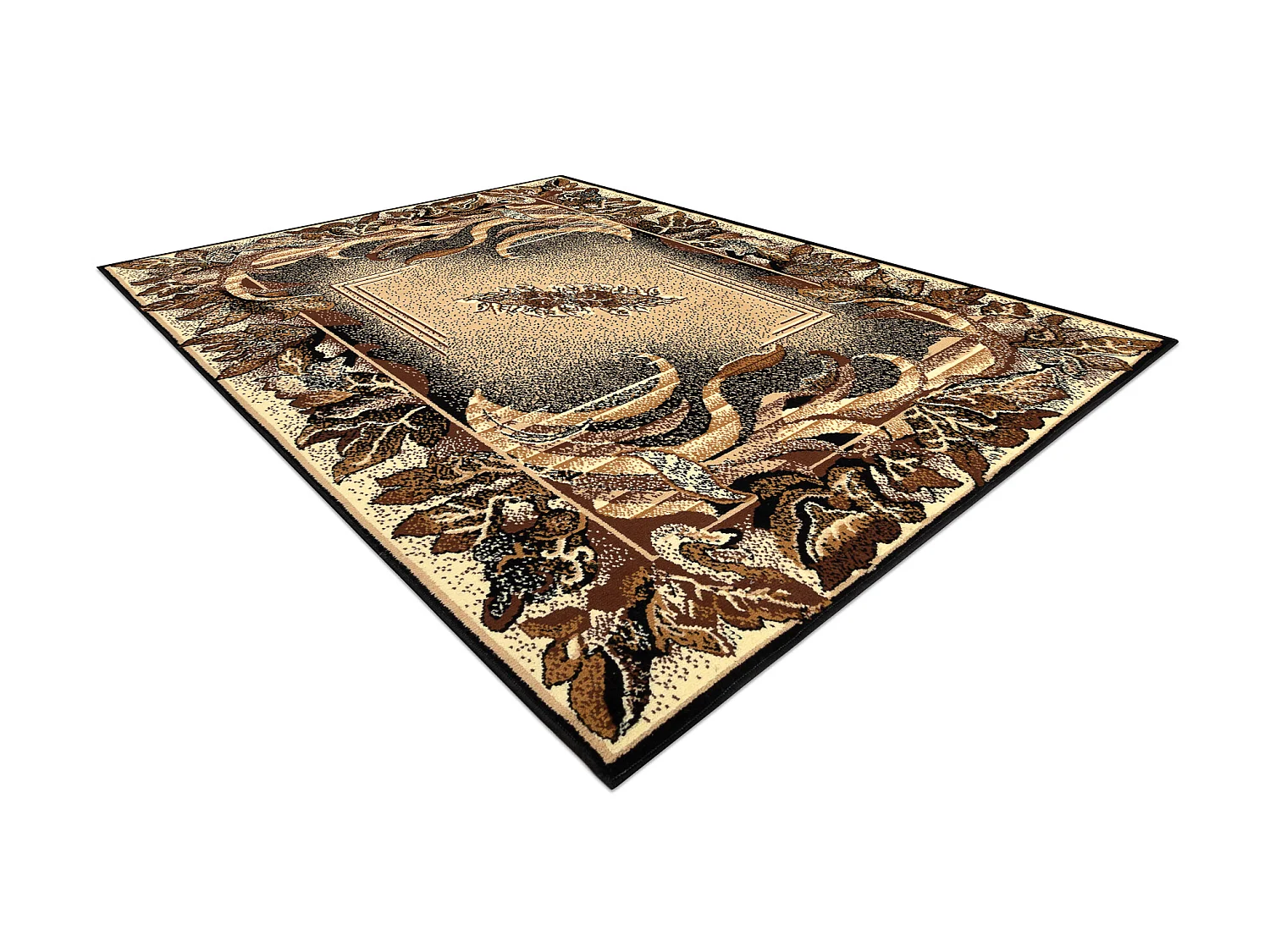 BCF Tapis Morad LIŚĆ Feuilles Agawa classique - beige 240x340 cm