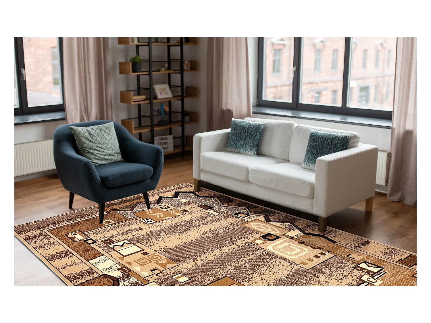 Tapijt BCF Morad SZLACZEK pad, Klassiek - beige 240x340 cm