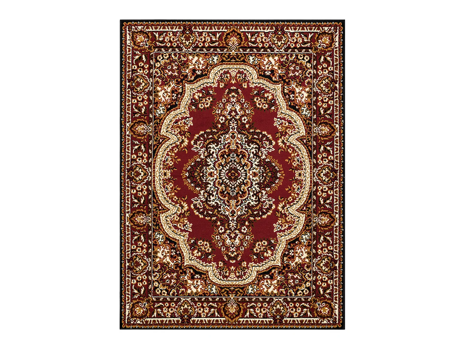 BCF Rug Morad WIOSNA Ornement classique - bordeaux 80x150 cm
