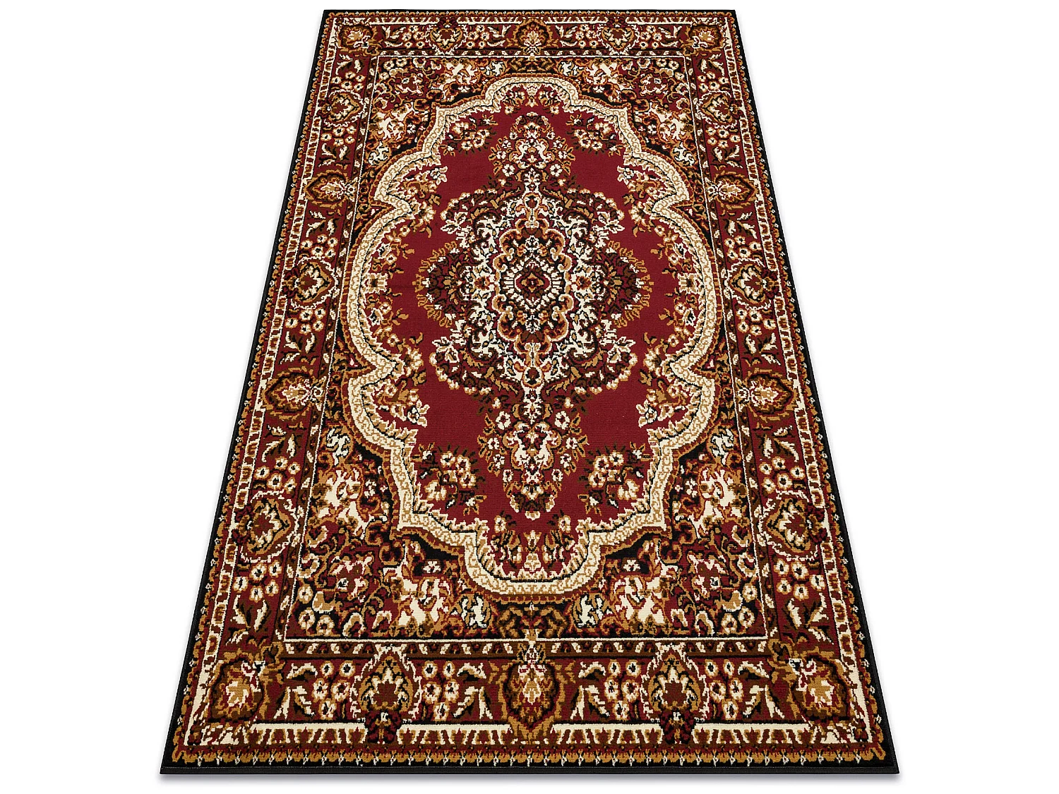 Tapijt BCF Morad WIOSNA Klassiek ornament - bordeauxrood 60x110 cm