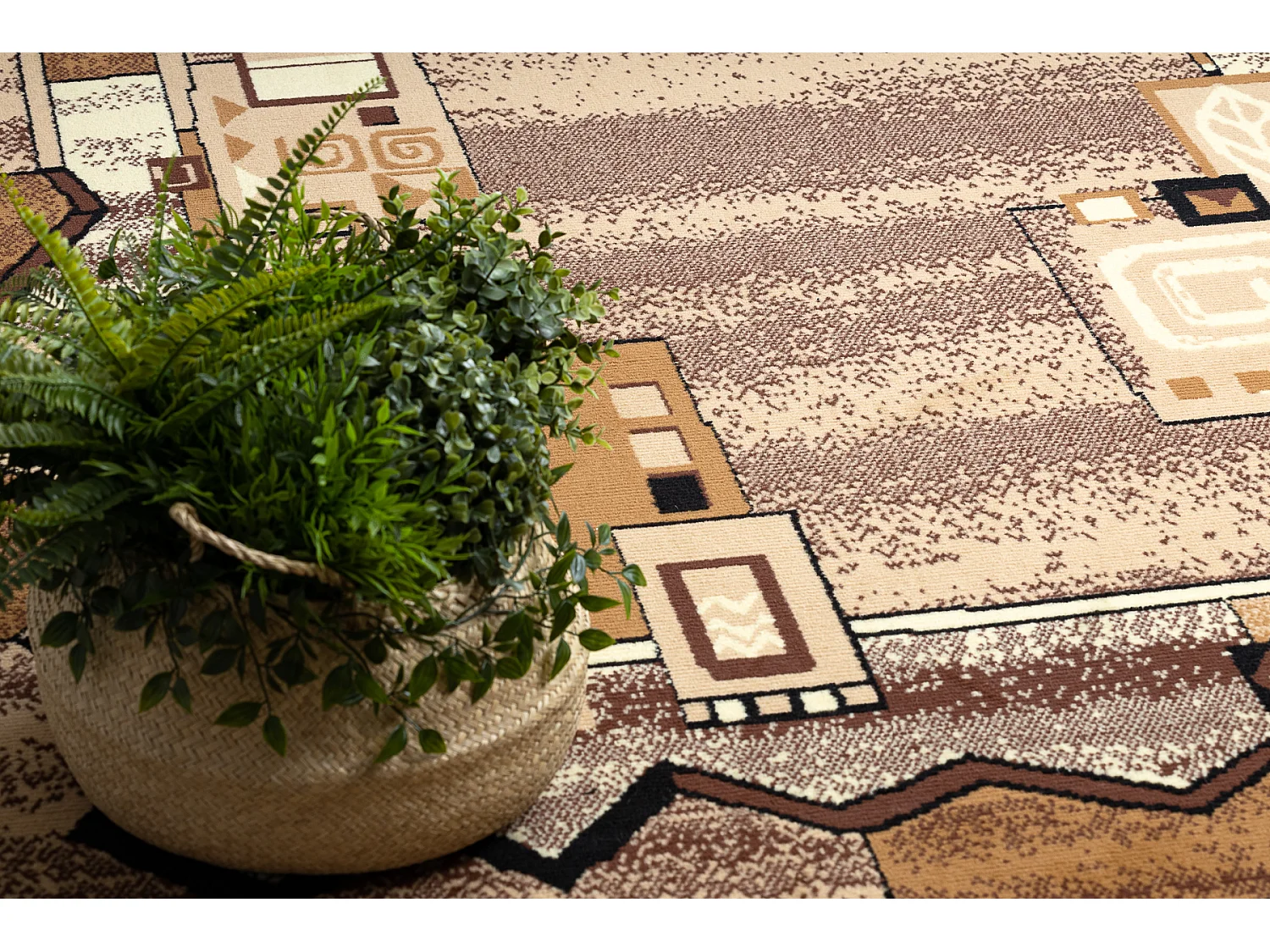 Tapijt BCF Morad SZLACZEK pad, Klassiek - beige 60x110 cm