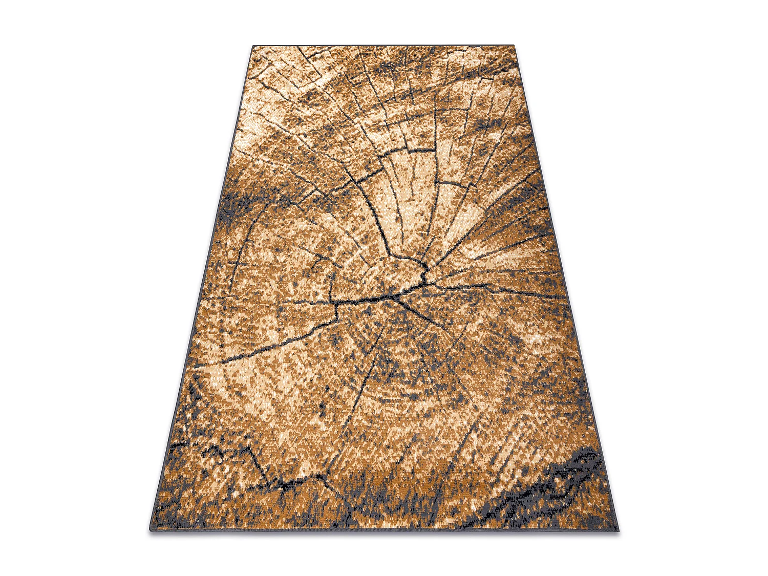 BCF Rug Morad PIEŃ Arbre Bois - gris / beige / vieil or 80x150 cm