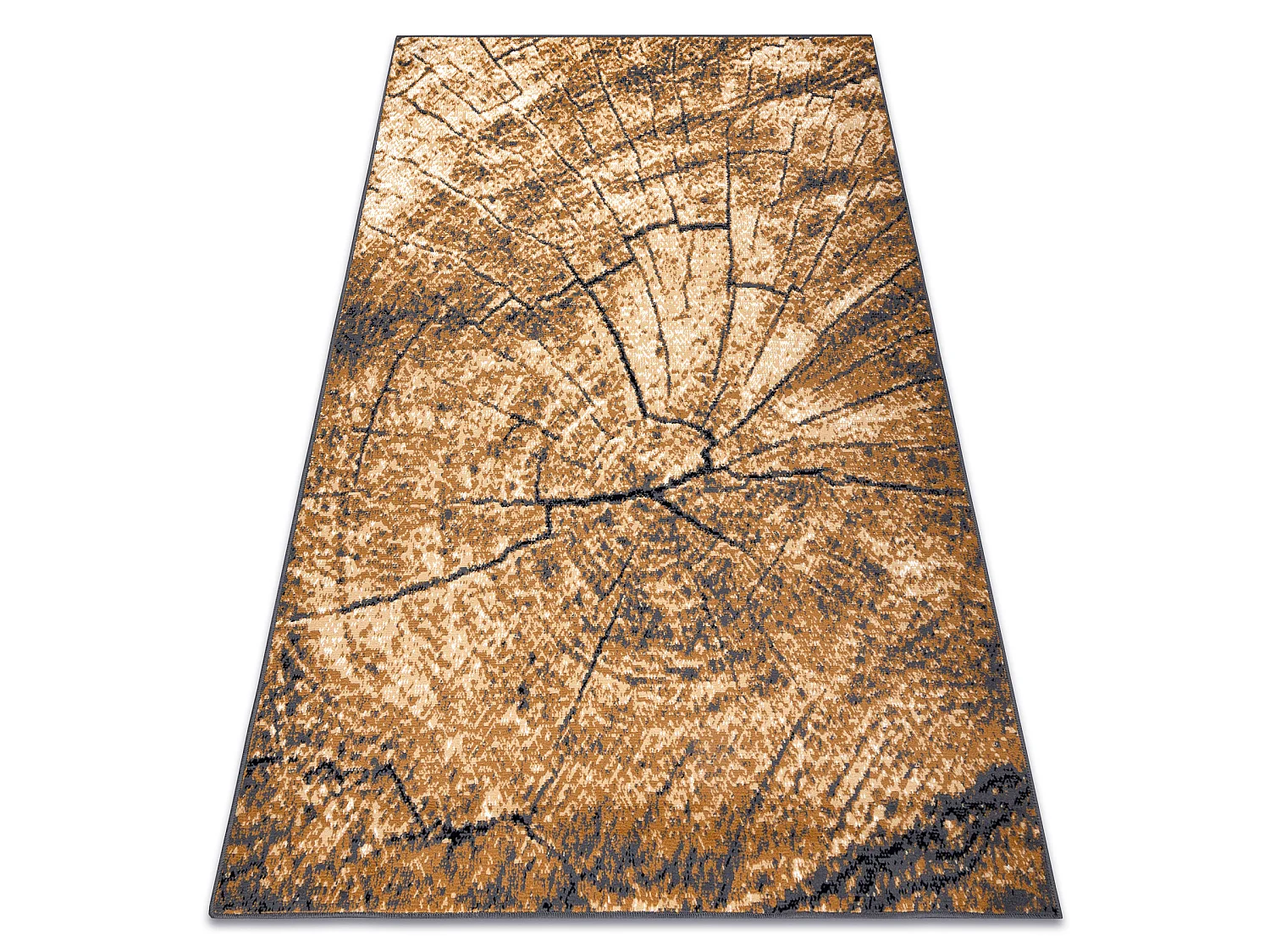 BCF Rug Morad PIEŃ Arbre Bois - gris / beige / vieil or 80x150 cm