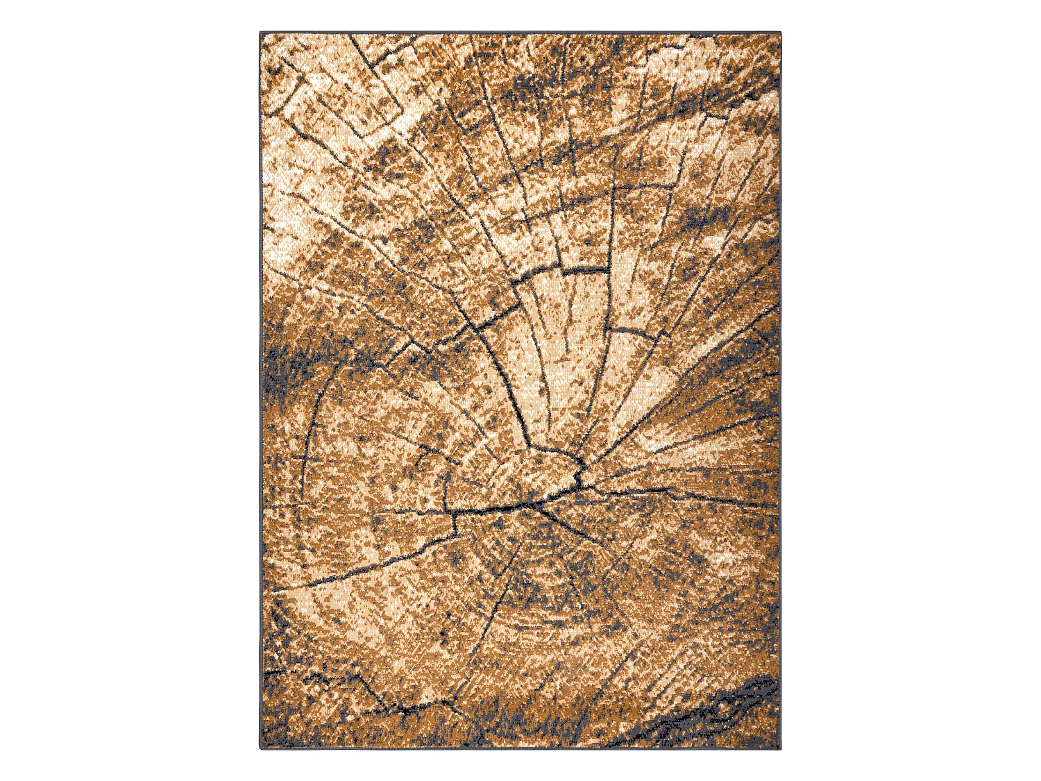 BCF Rug Morad PIEŃ Arbre Bois - gris / beige / vieil or 80x150 cm