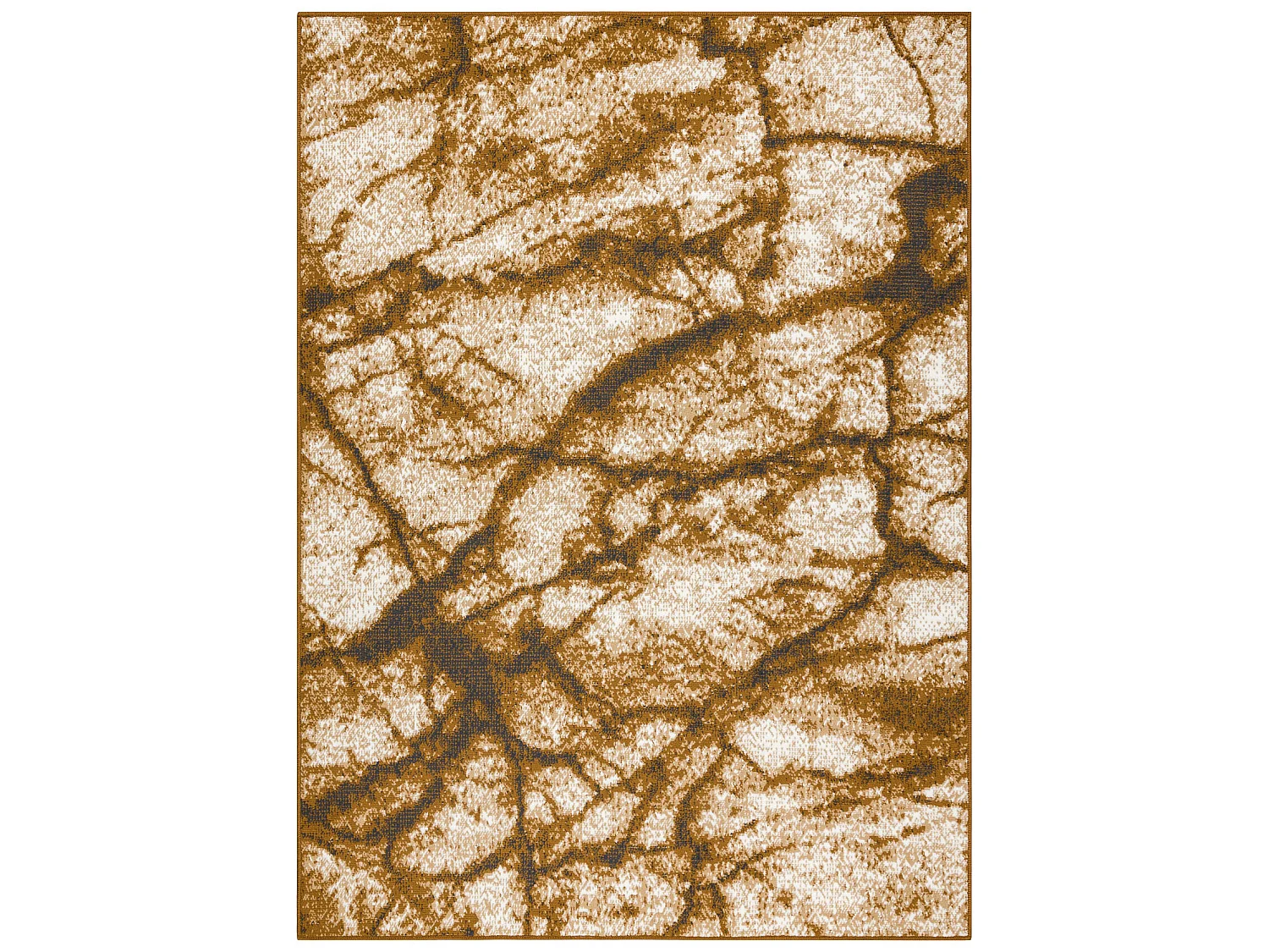 Tapijt BCF Morad MARMUR marmer - beige / grijs goud 140x200 cm