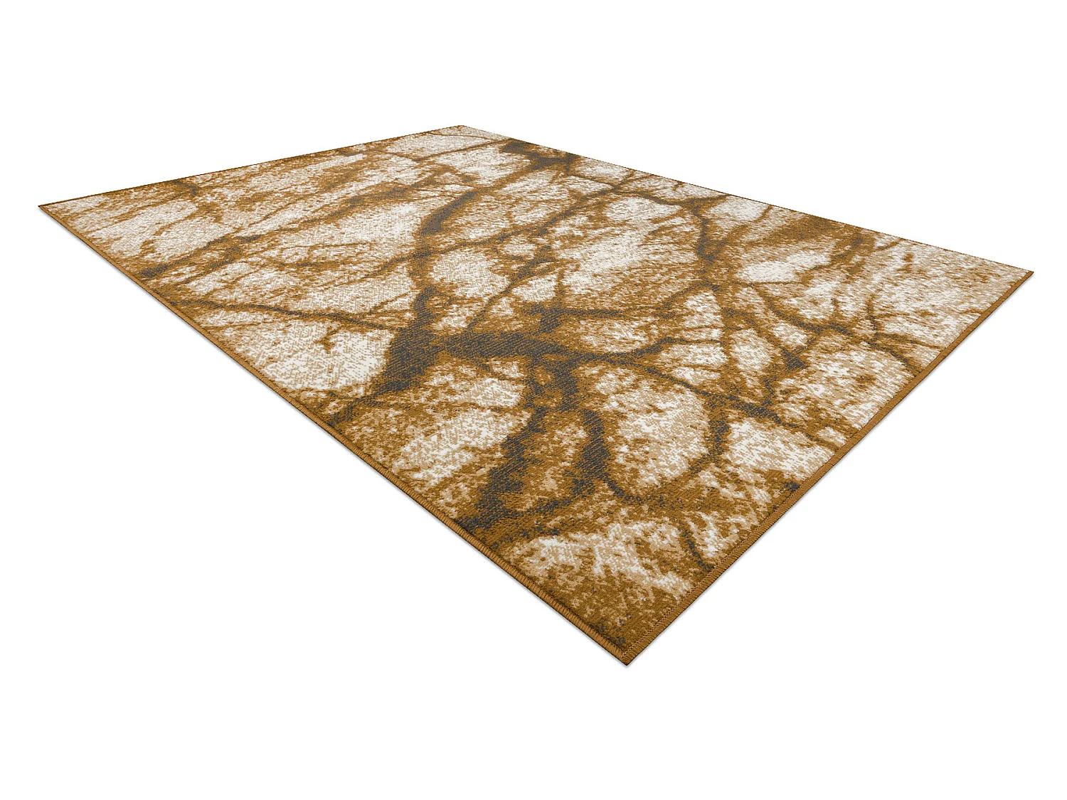 Tapijt BCF Morad MARMUR marmer - beige / grijs goud 140x200 cm
