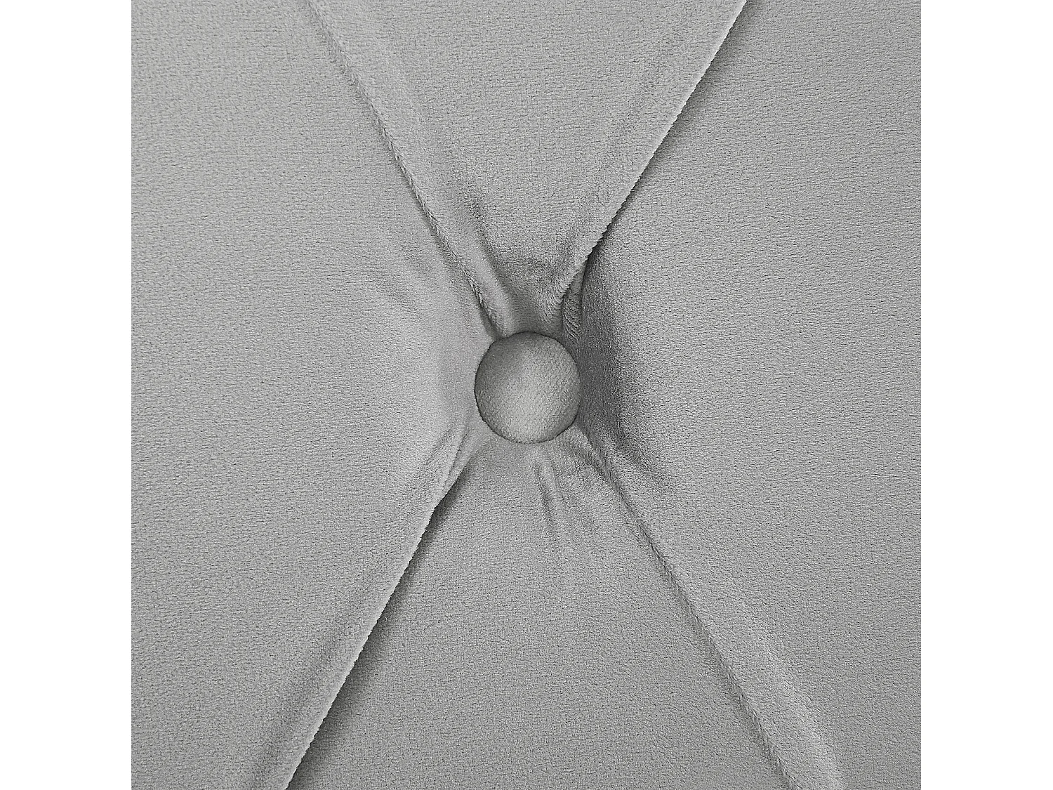 Lit avec sommier Velours AVALLON 160 x 200 cm Gris