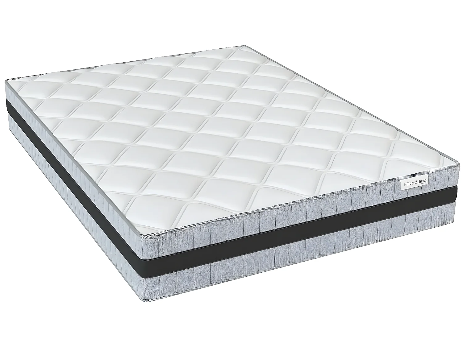 Matelas mémoire de forme 160x200 Memo Luxe Hbedding - Mousse ergonomique haute densité et Visco-élastique