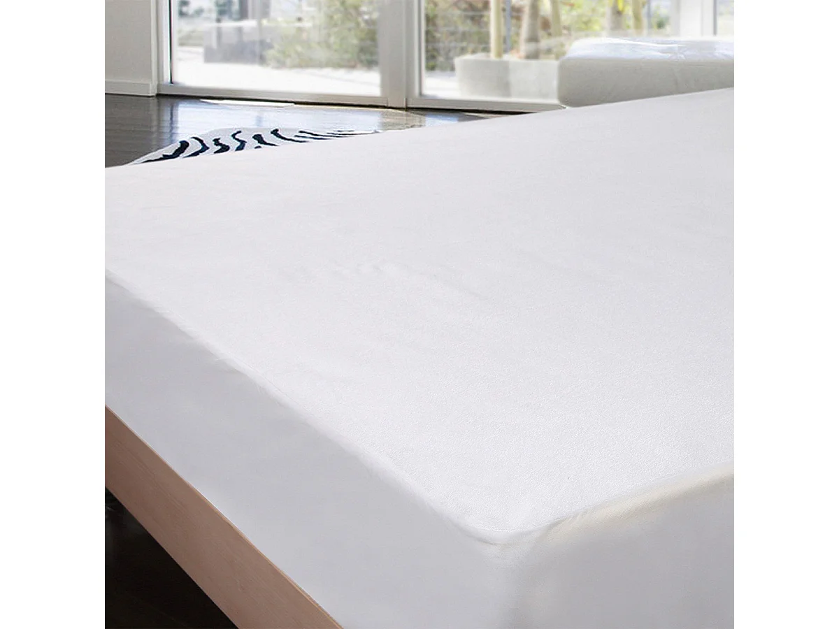 OLYMPE LITERIE | Protège matelas absorbant SONGE 160x200 cm | Coton gratté
