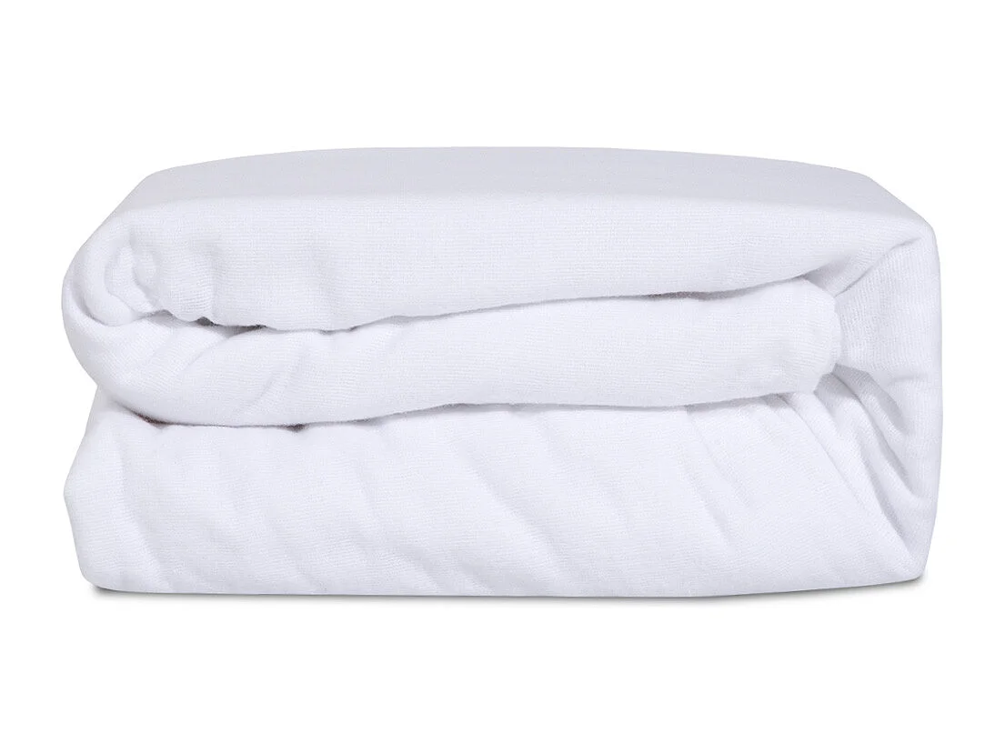OLYMPE LITERIE | Protège matelas absorbant SONGE 140x190 cm | Coton gratté