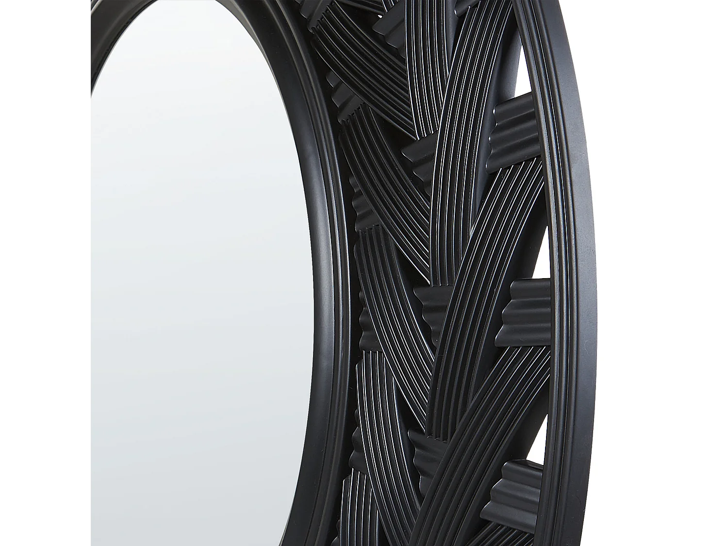 Espelho TIERGA 60 cm 60 cm Preto