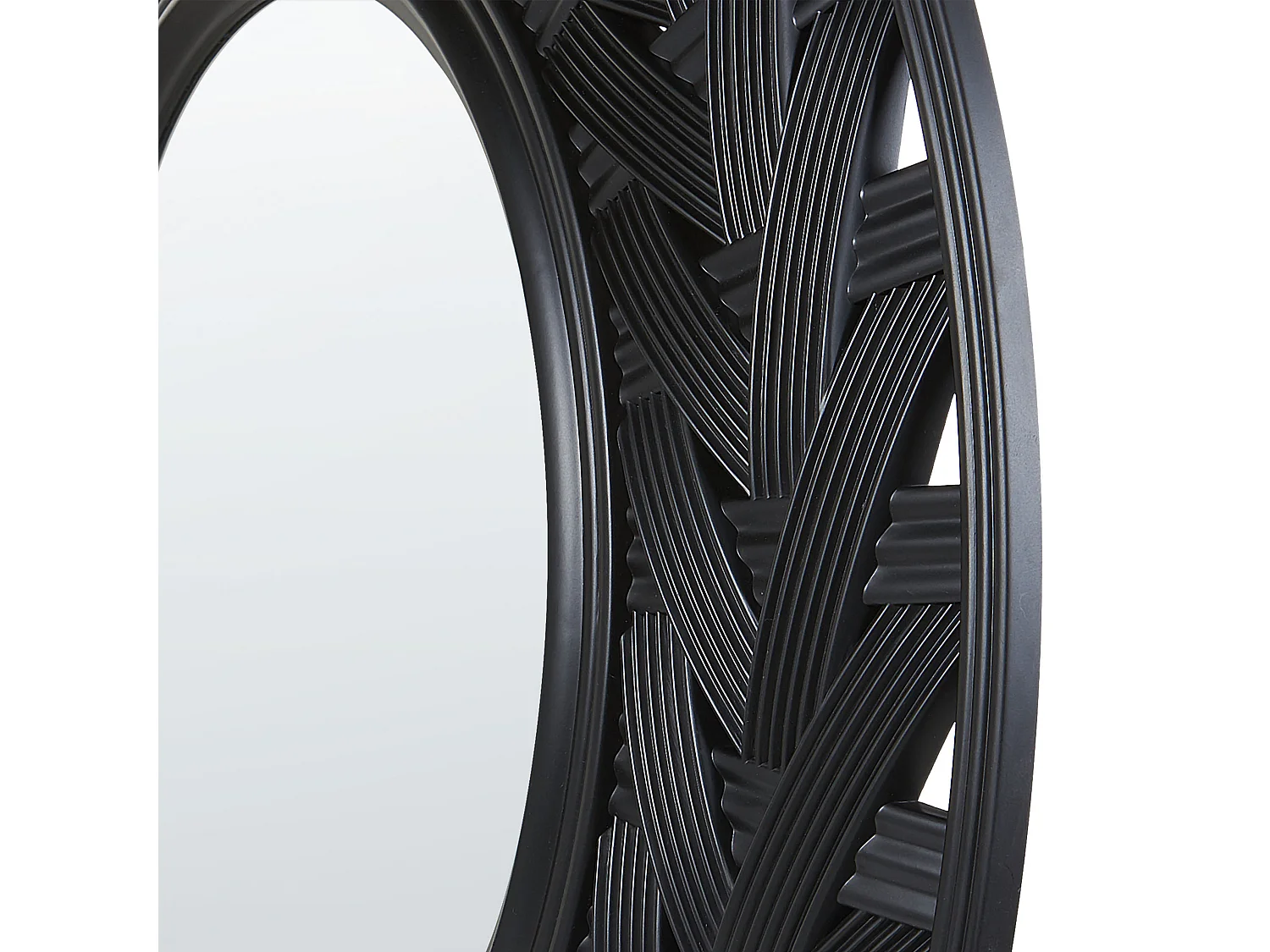 Miroir TIERGA 60 cm 60 cm Noir