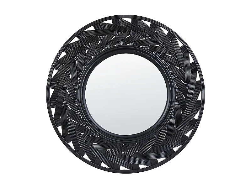 Miroir TIERGA 60 cm 60 cm Noir