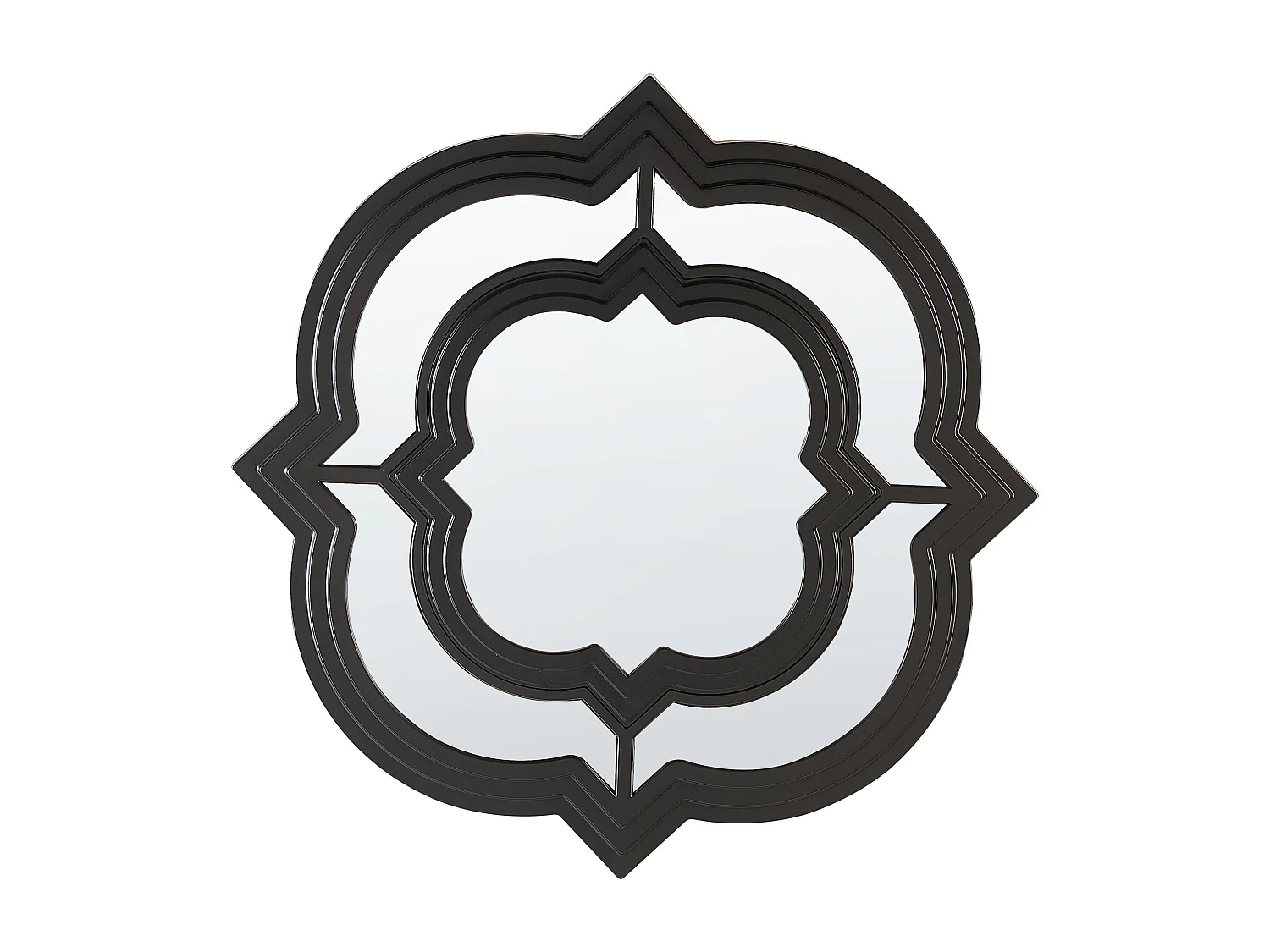 Lustro ścienne COBETA 51 cm 51 cm Czarny