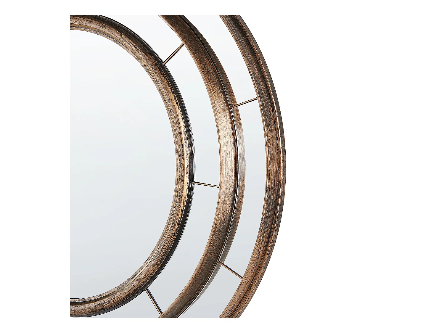 Espelho BELCHITE 40 cm 40 cm Dourado