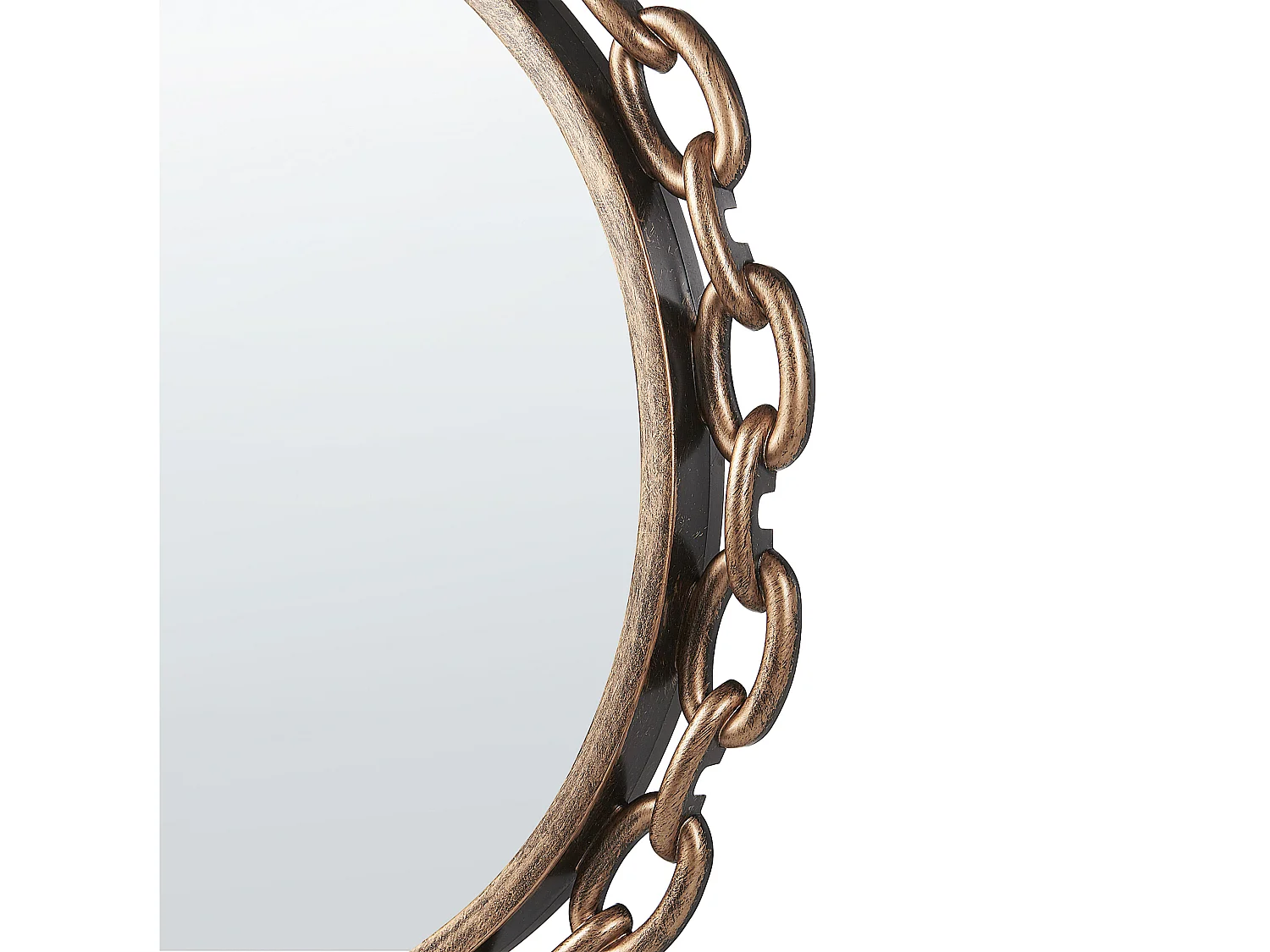 Wall Mirror YEBRA 46 cm 46 cm Gold