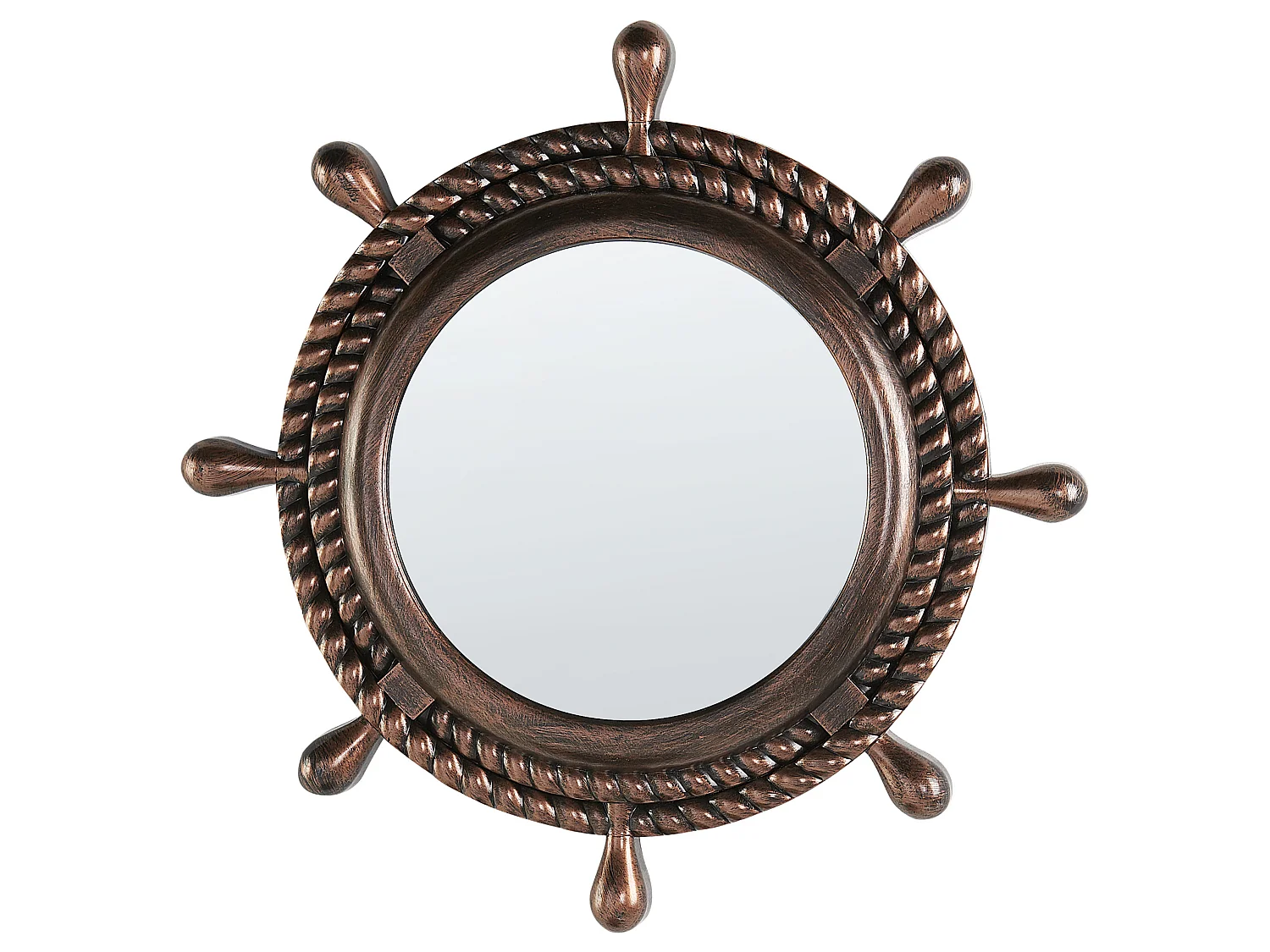 Wall Mirror GORMAZ 46 cm 46 cm Brown