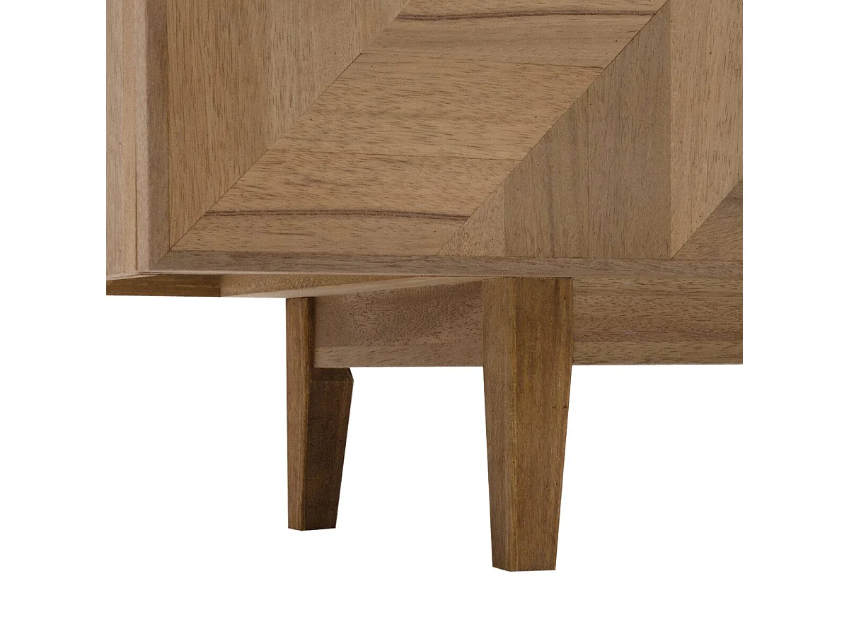 Meuble TV en chêne massif Plume