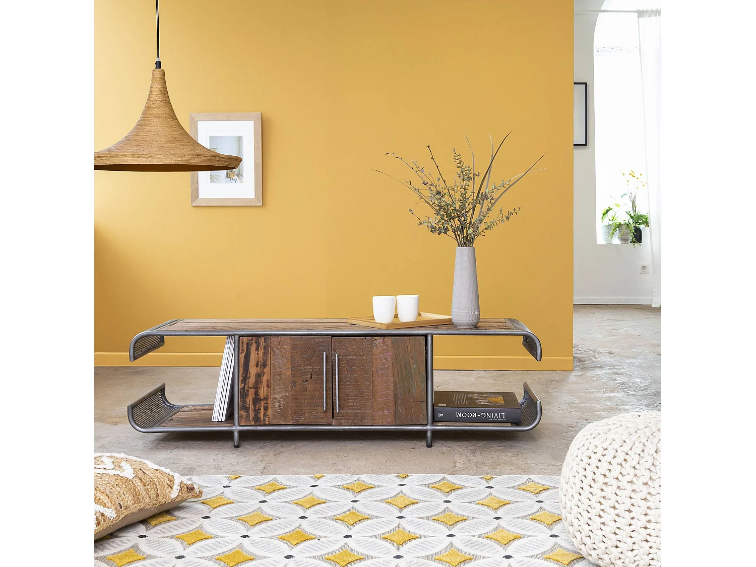 Meuble TV en vieux bois Max