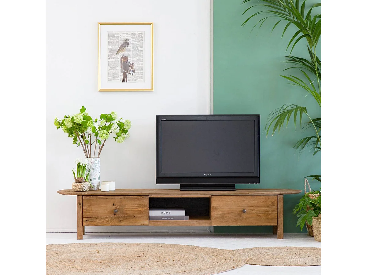 Meuble tv en bois recyclé 185 cm Blaise