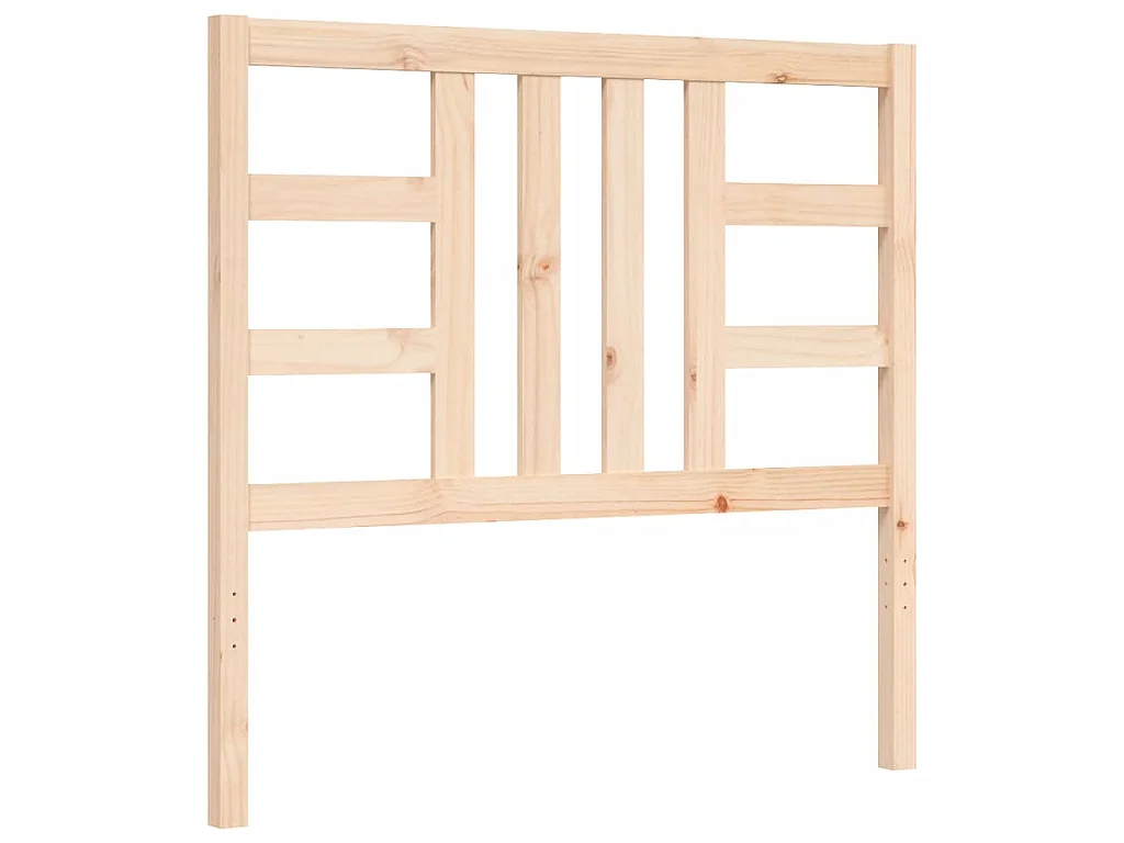 Cadre de lit avec tête de lit 90x200 cm bois massif