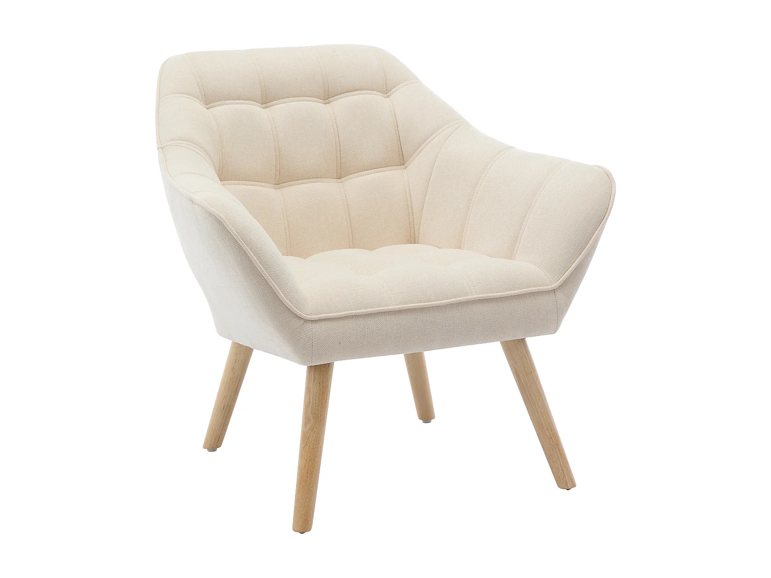 Beige stoffstol i CASERTA