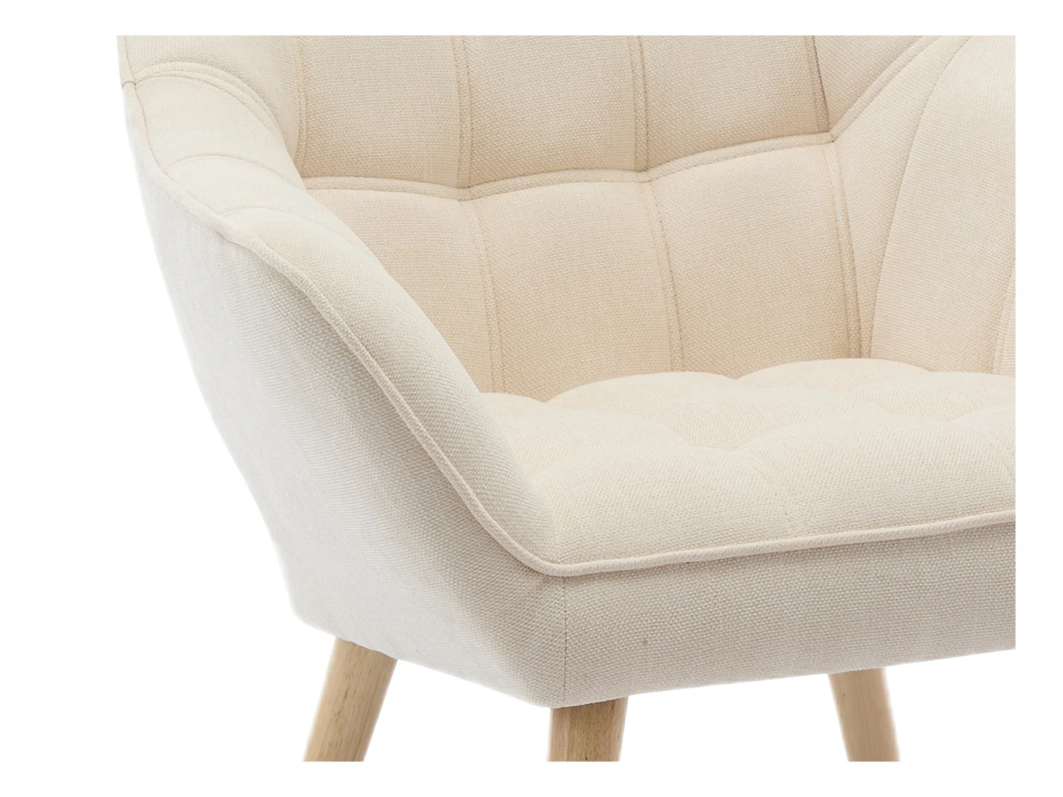 Beige stoffstol i CASERTA