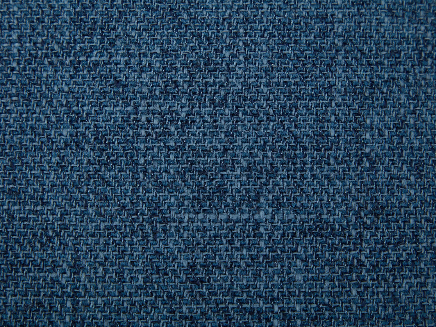 Blå melerad gungstolsfåtölj i tyg ELMINA II