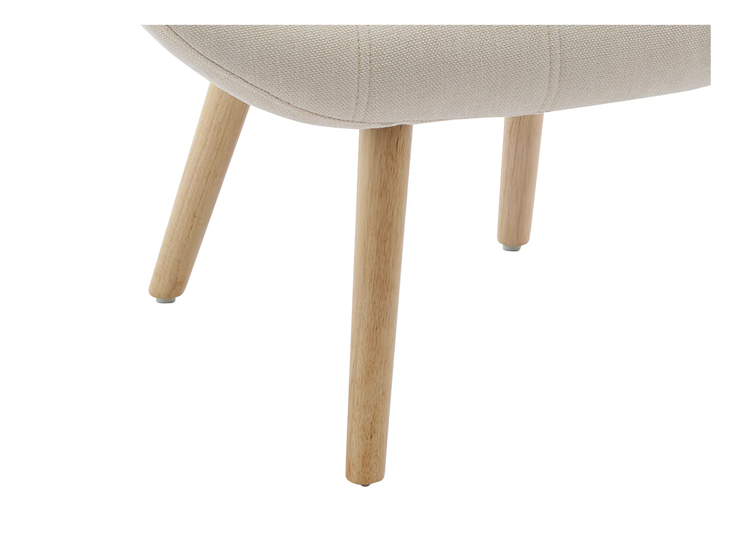 Sillón de tela beige LUOSTO