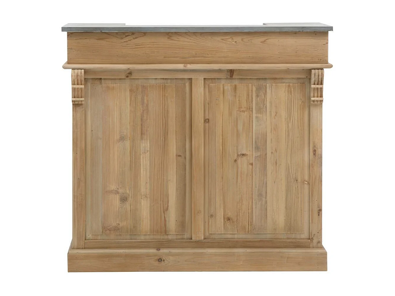 Armario mueble bar en madera reciclada 120cm Garance