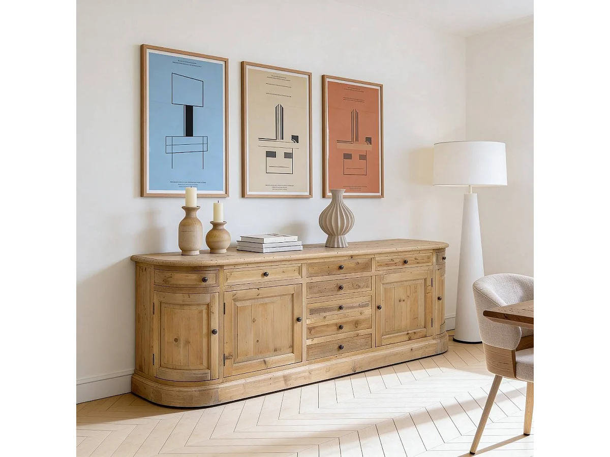 Buffet en bois recyclé 225 cm Garance