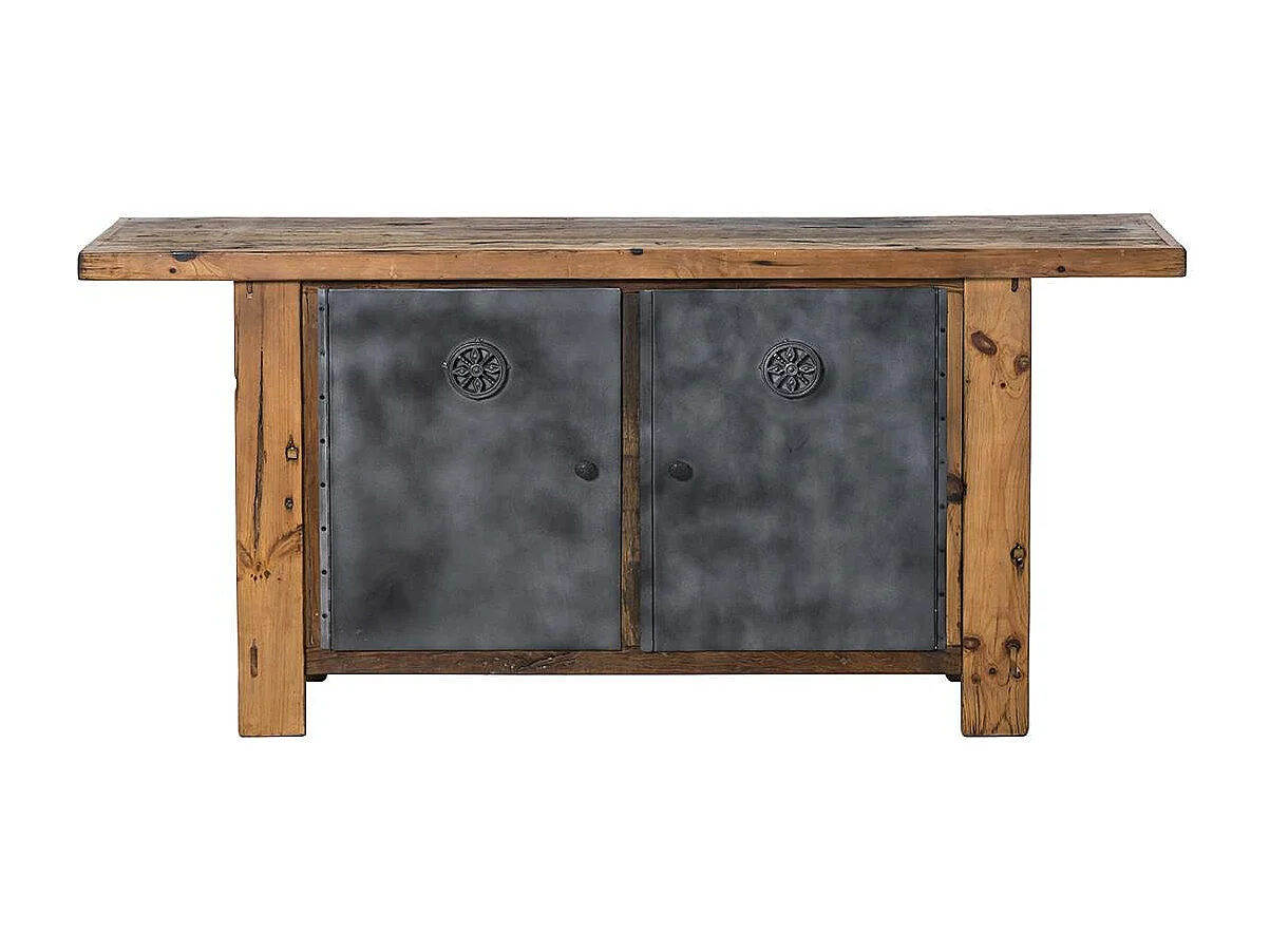 Buffet en bois recyclé et métal Hector