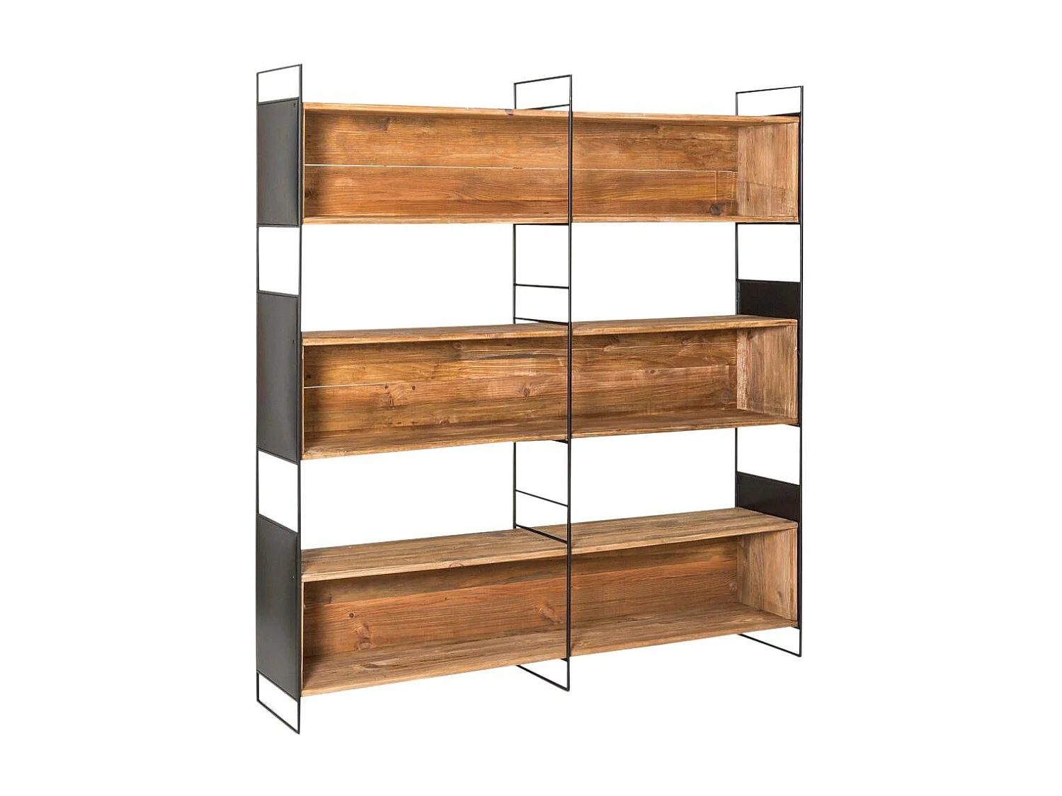 Bibliothèque en bois recyclé 180 cm Blaise