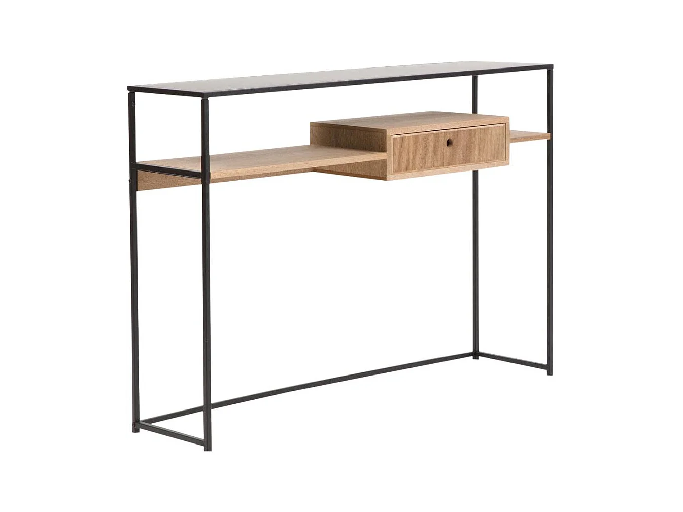 Console en bois et métal Ortense