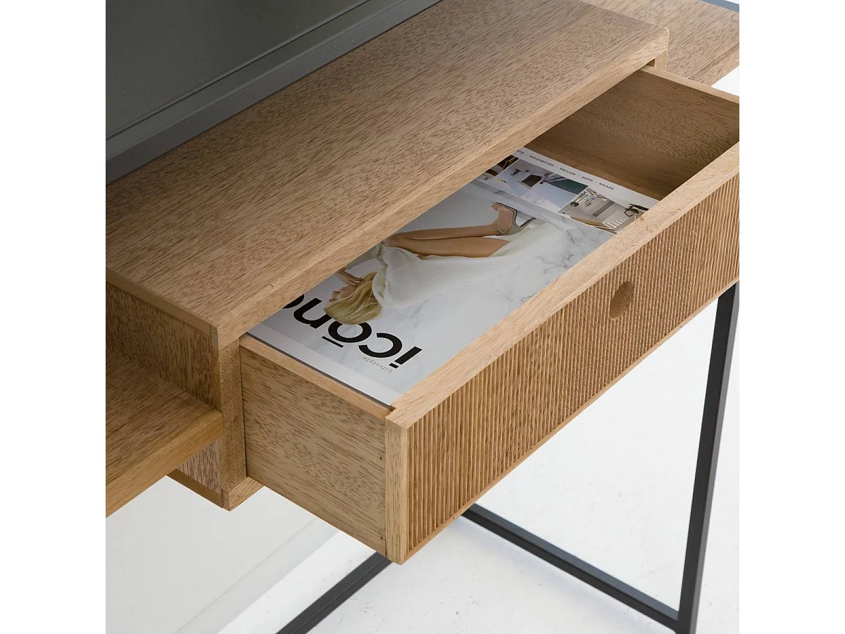 Console en bois et métal Ortense