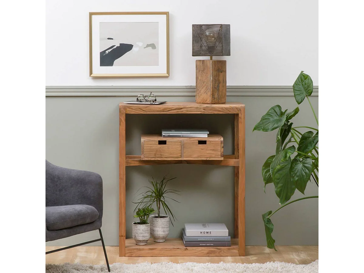 Console en bois d'acacia massif Oslo