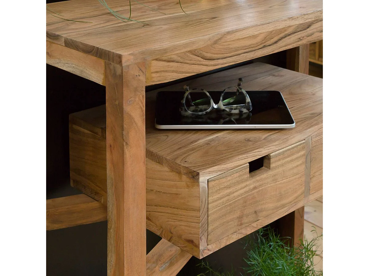 Console en bois d'acacia massif Oslo