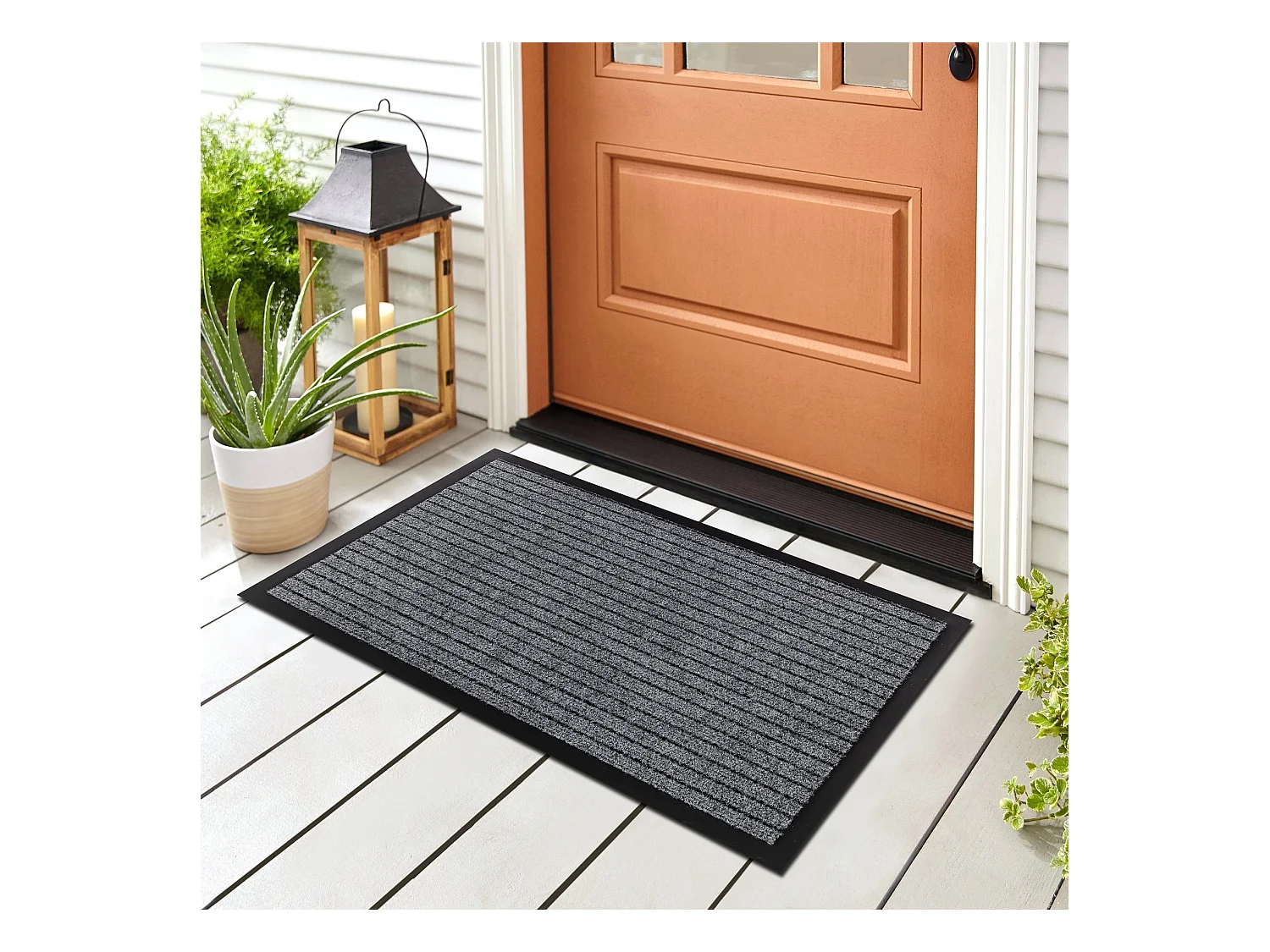 Ruitenwisser DURA 2862 anti slip, extern, intern, op een rubber - grij 66x120 cm