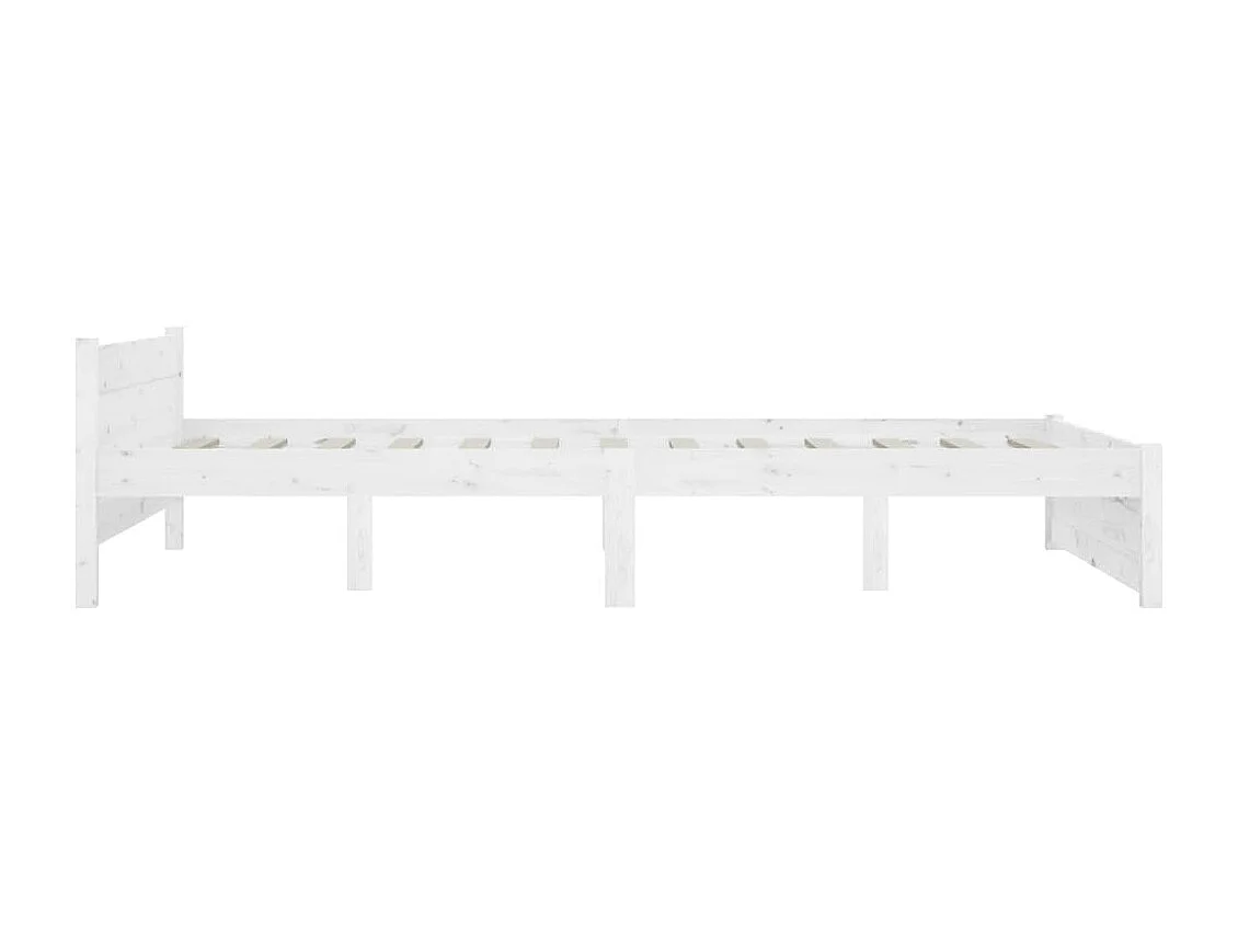 Bedframe met lades Wit 150x200 cm Zeer groot