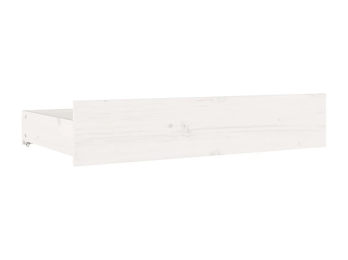 Bedframe met lades Wit 150x200 cm Zeer groot