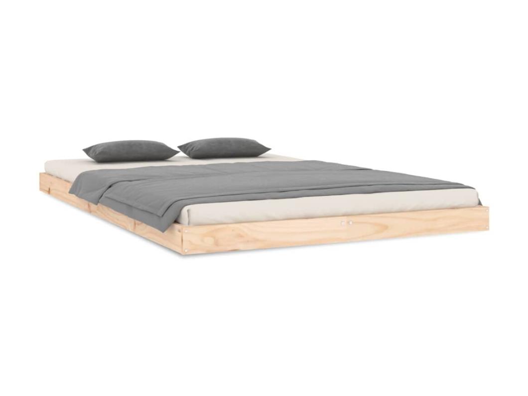 Bedframe 120x200 cm massief grenenhout